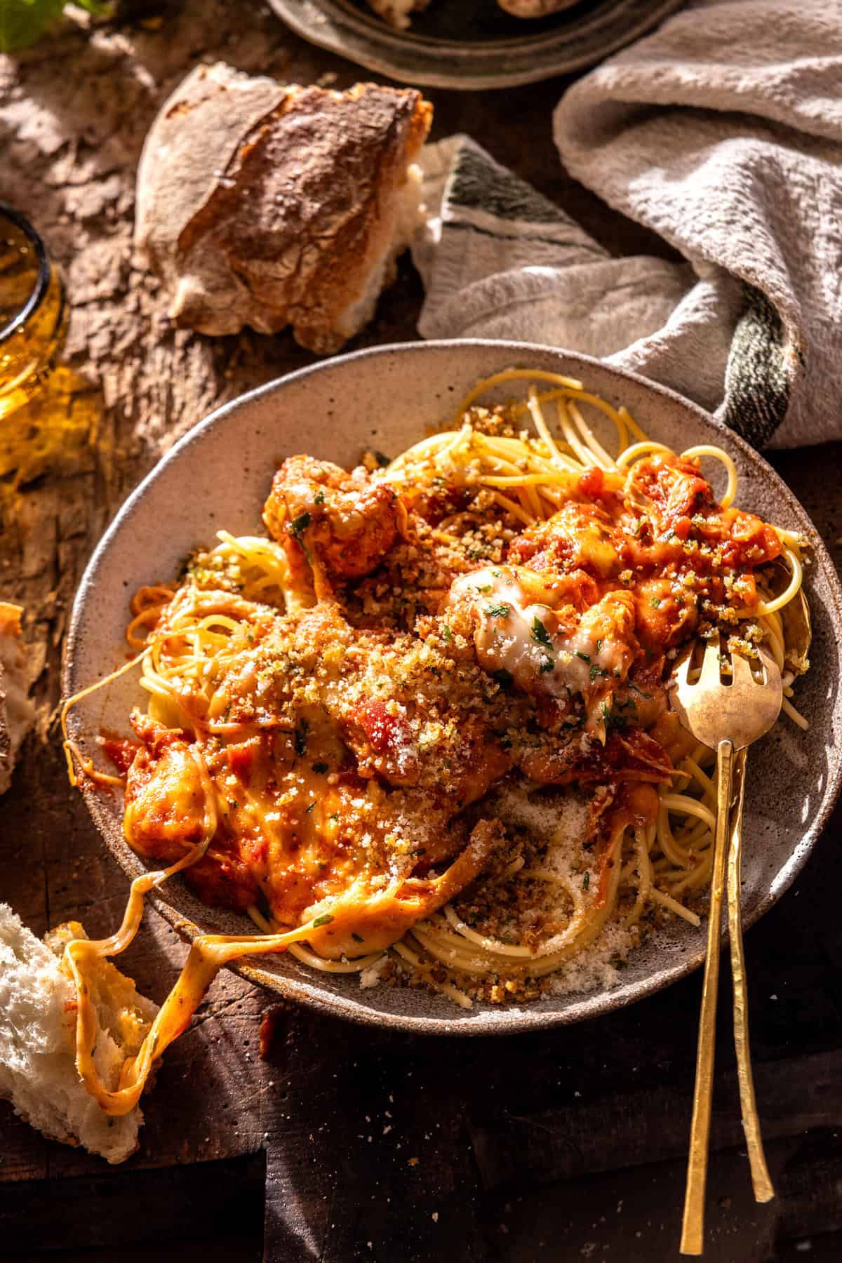 Crockpot Chicken Parmesan