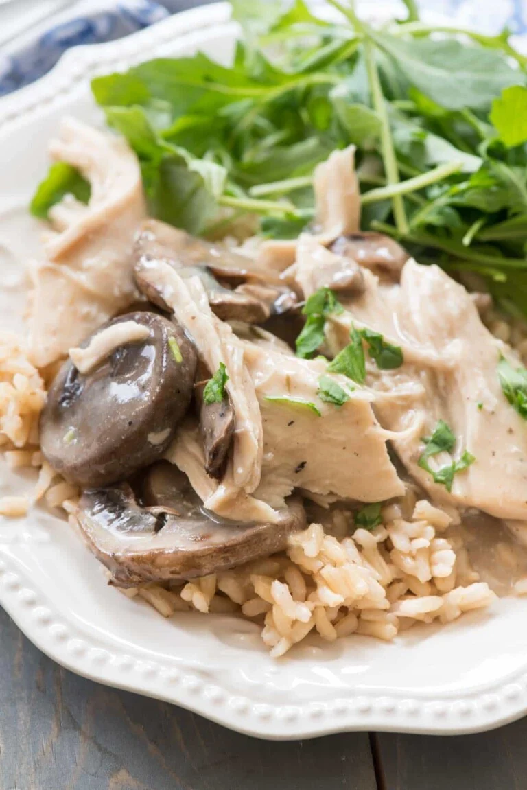 Crockpot Cream Of Mushroom Chicken