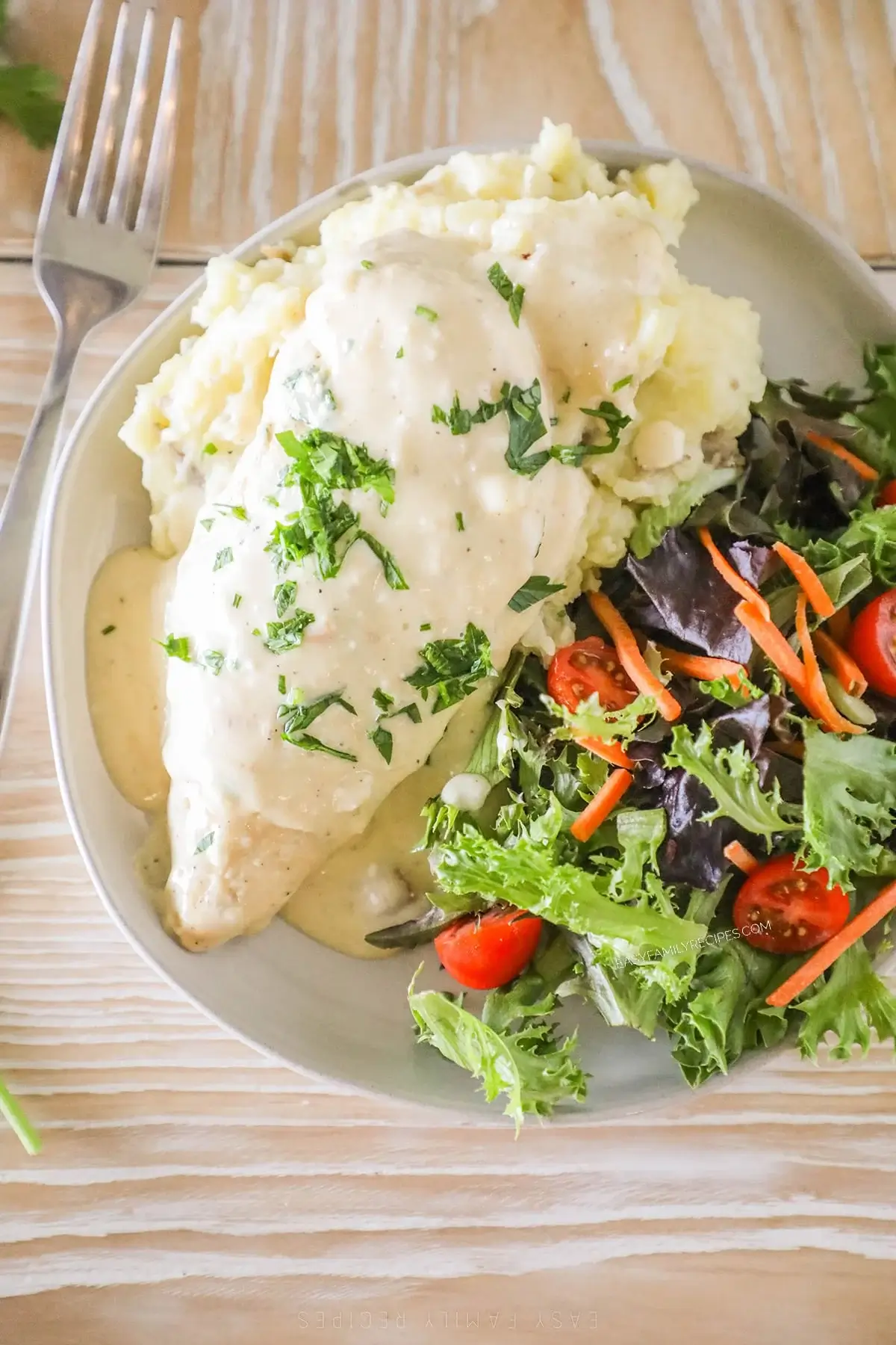 Crockpot Creamy Garlic Parmesan Chicken