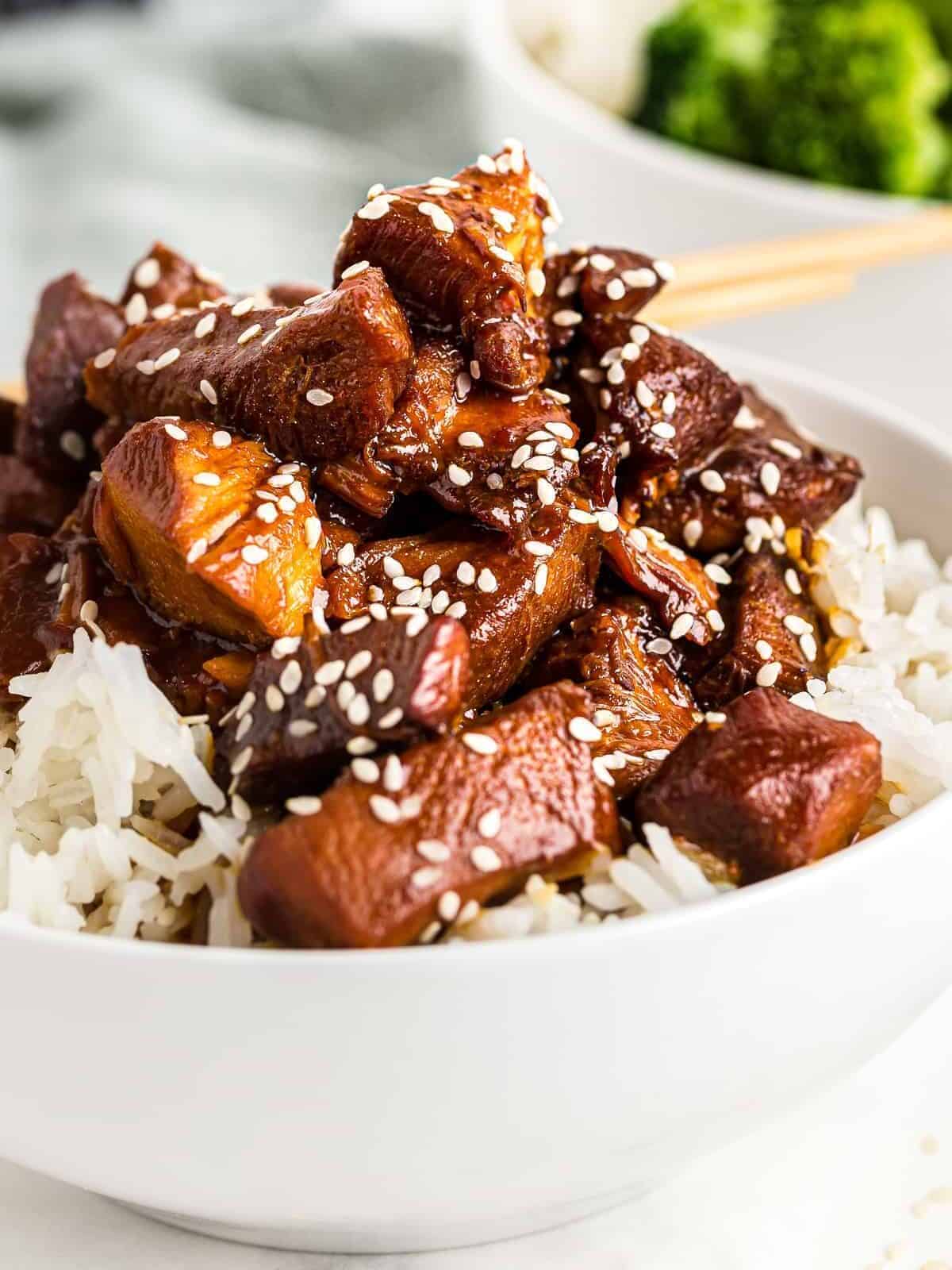 Crockpot Sesame Chicken