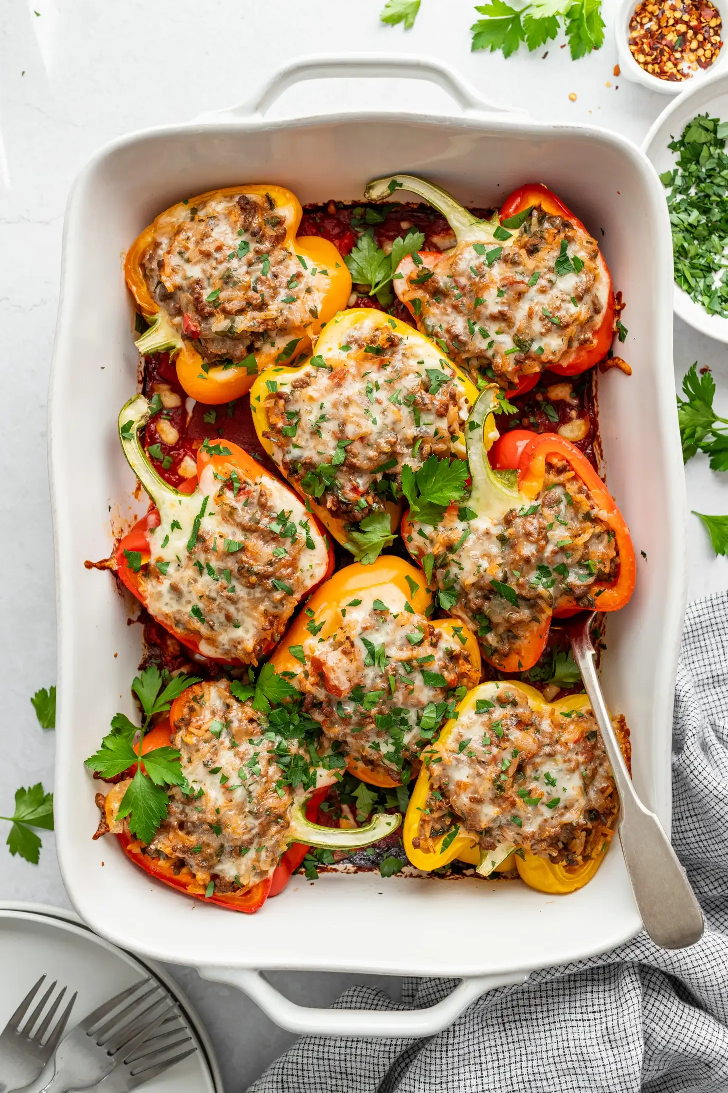 Ground Beef Stuffed Peppers