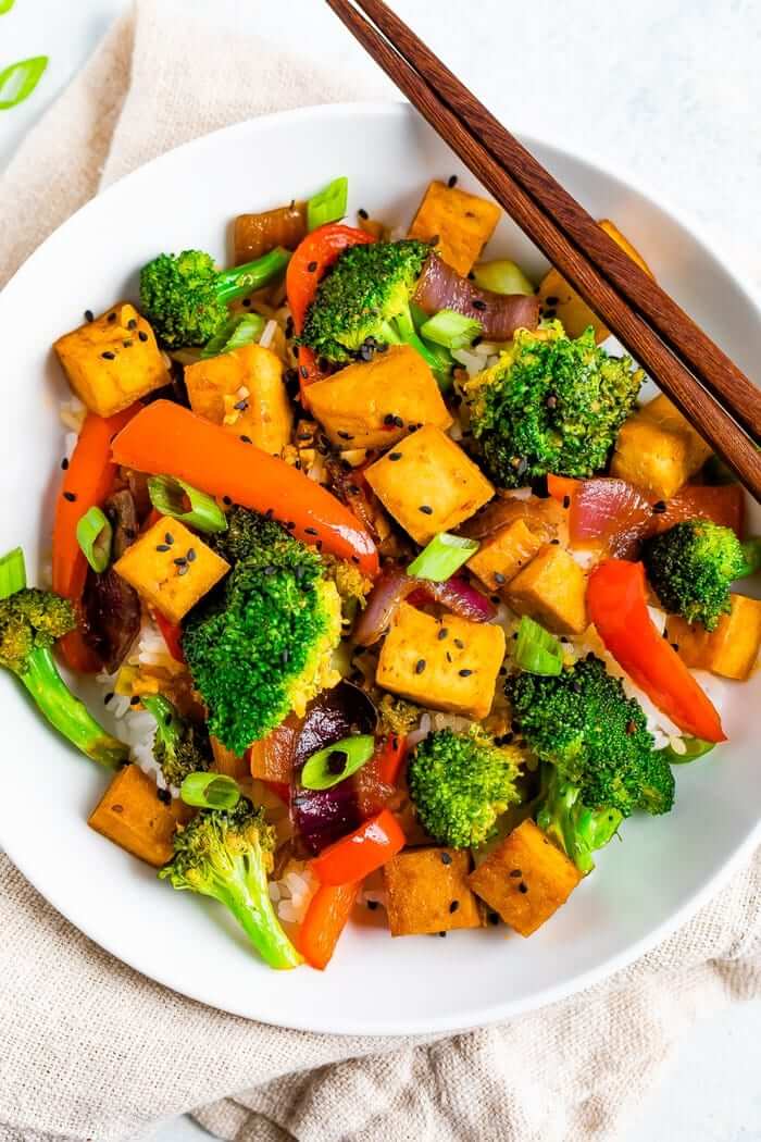 Easy Colorful Tofu Stir-Fry