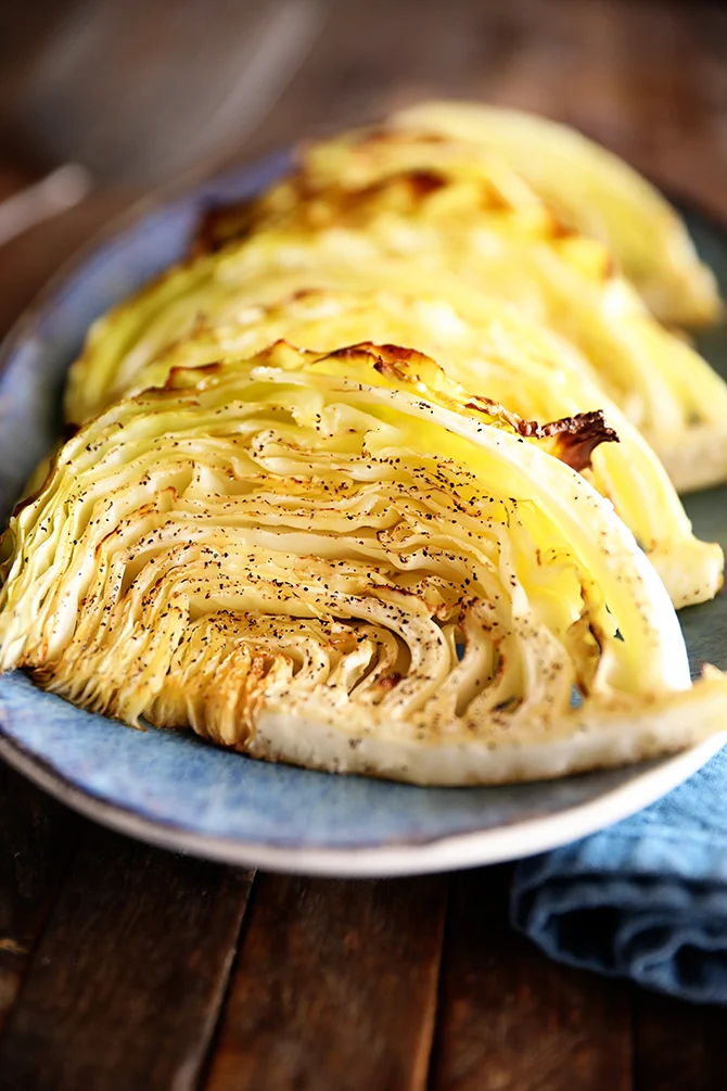 Easy Roasted Cabbage