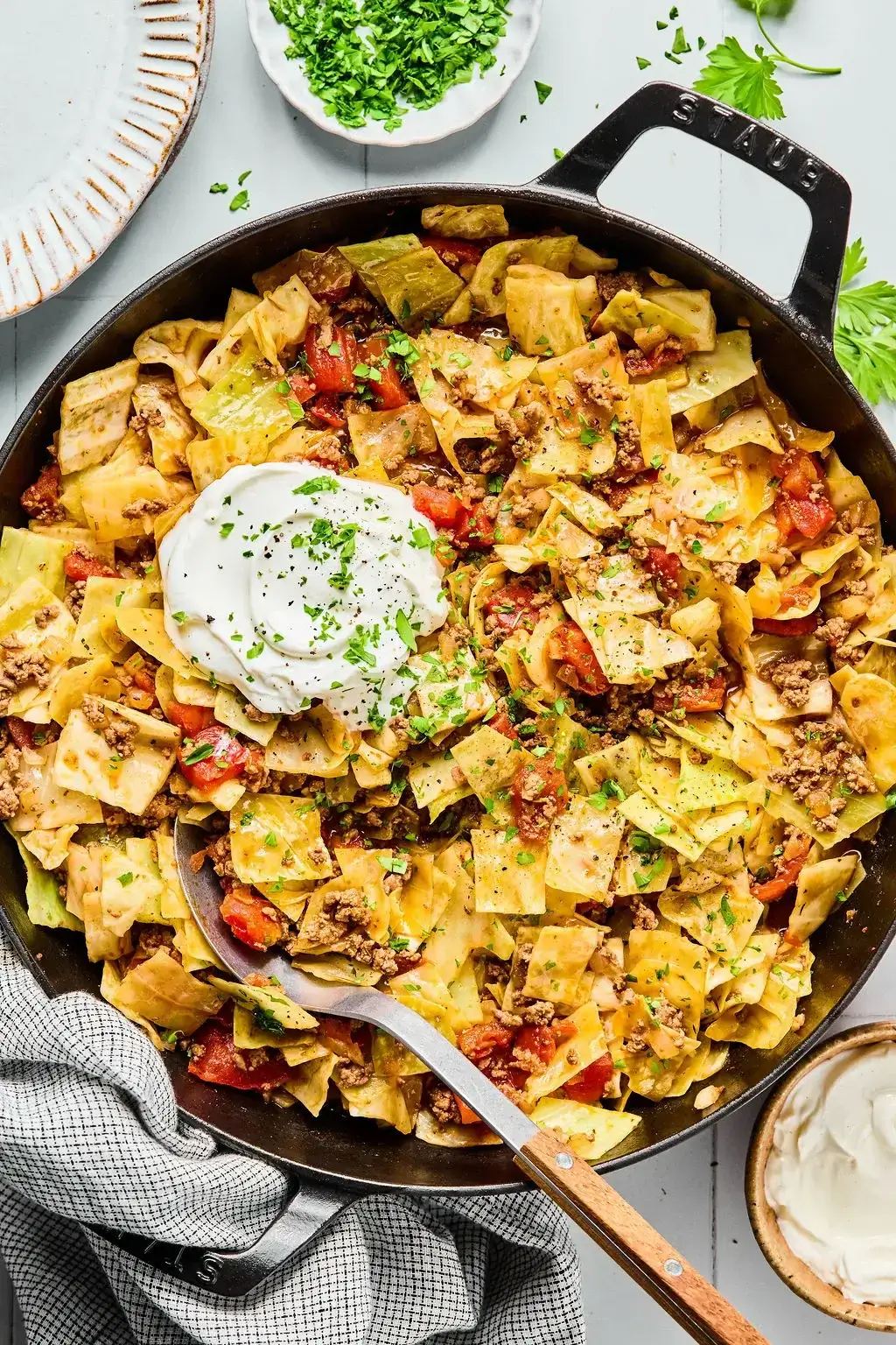 Ground Beef & Cabbage