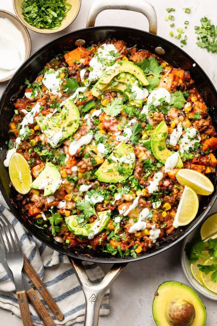 Ground Beef and Zucchini Skillet (Mexican-Inspired Flavors)
