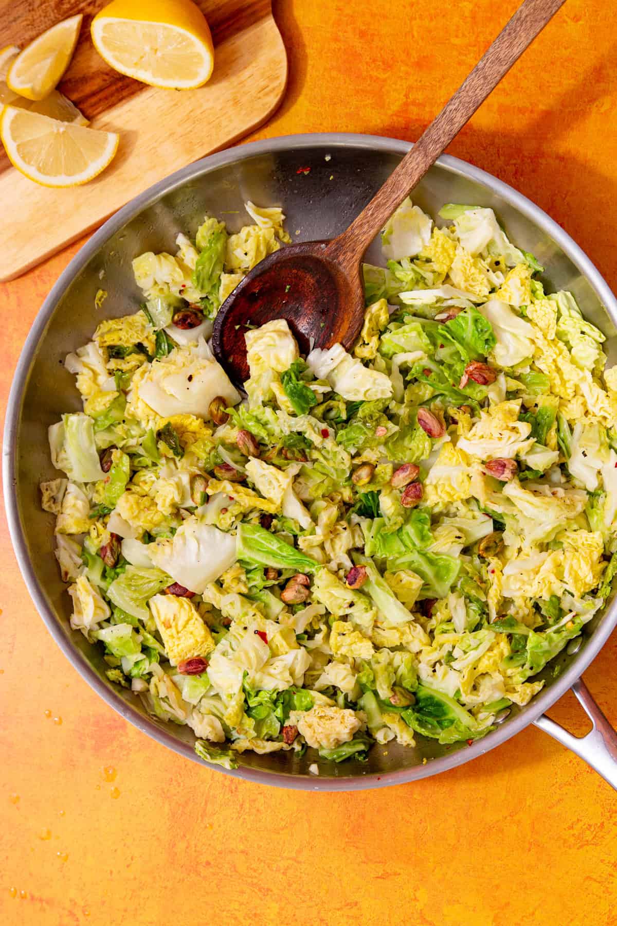 Sauteed Savoy Cabbage