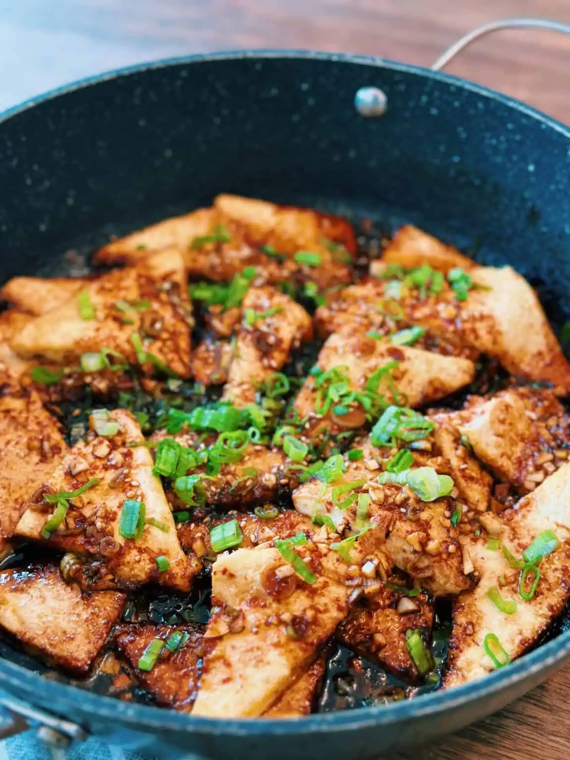 Sizzling Spicy Garlicky Tofu