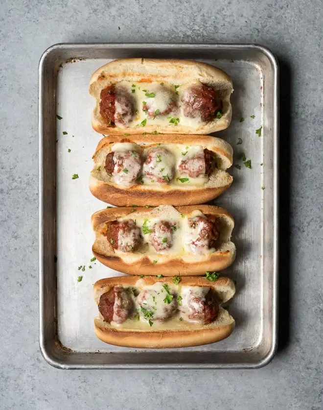 30-Minute Meatball Sub Sandwiches