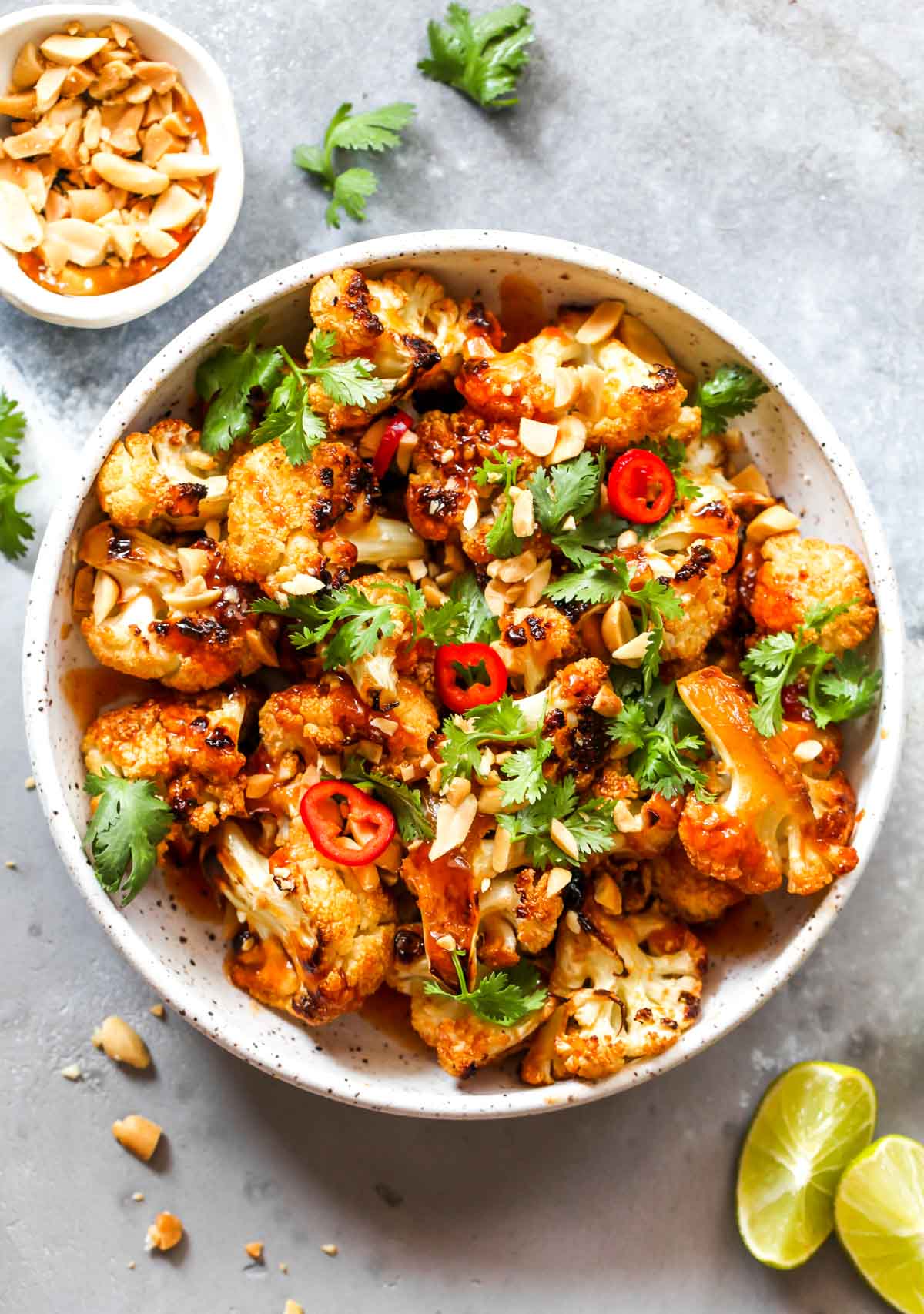 Asian BBQ Roasted Cauliflower