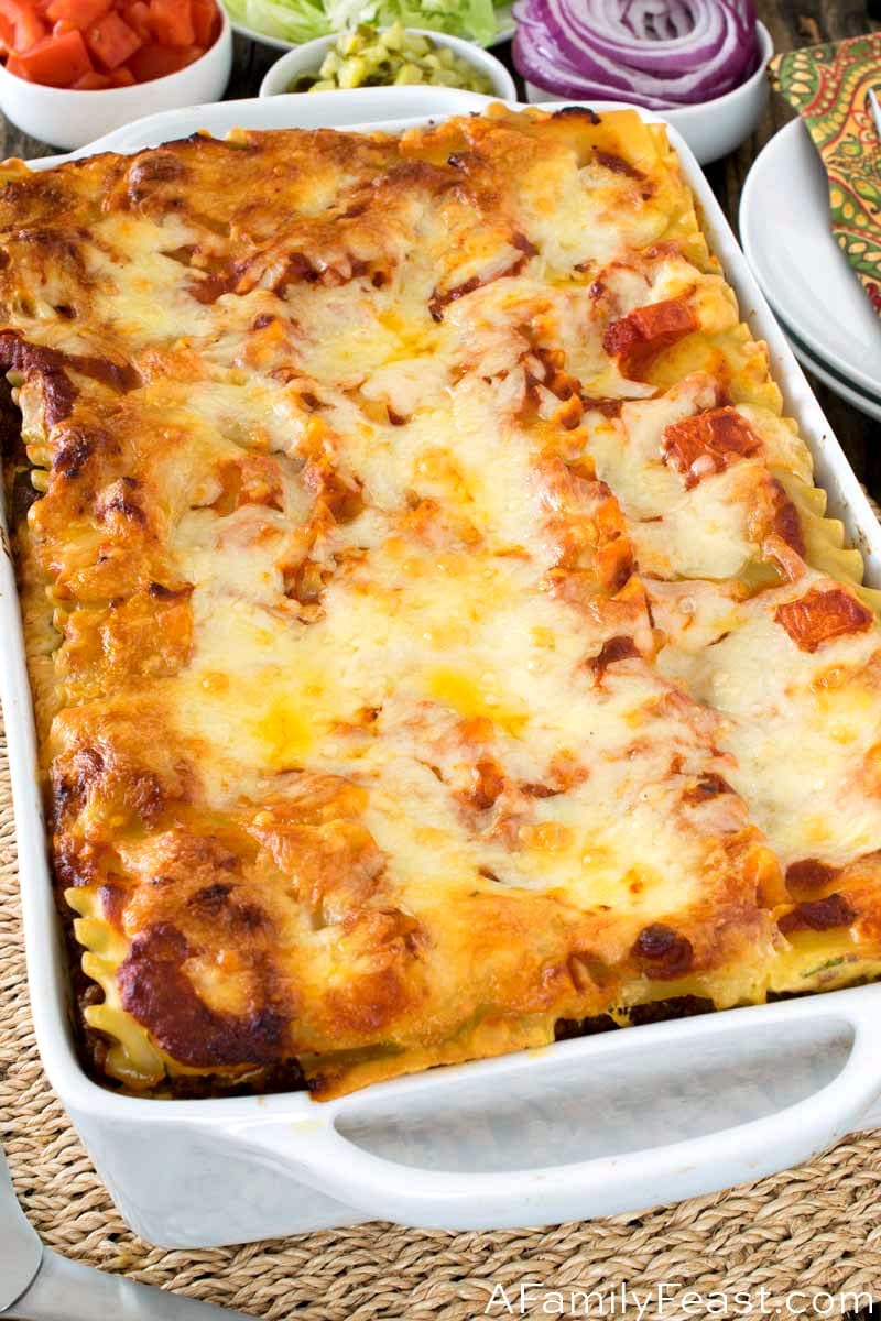 Bacon Cheeseburger Lasagna