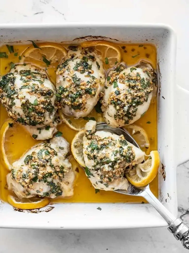 Baked Garlic Butter Chicken Thigh