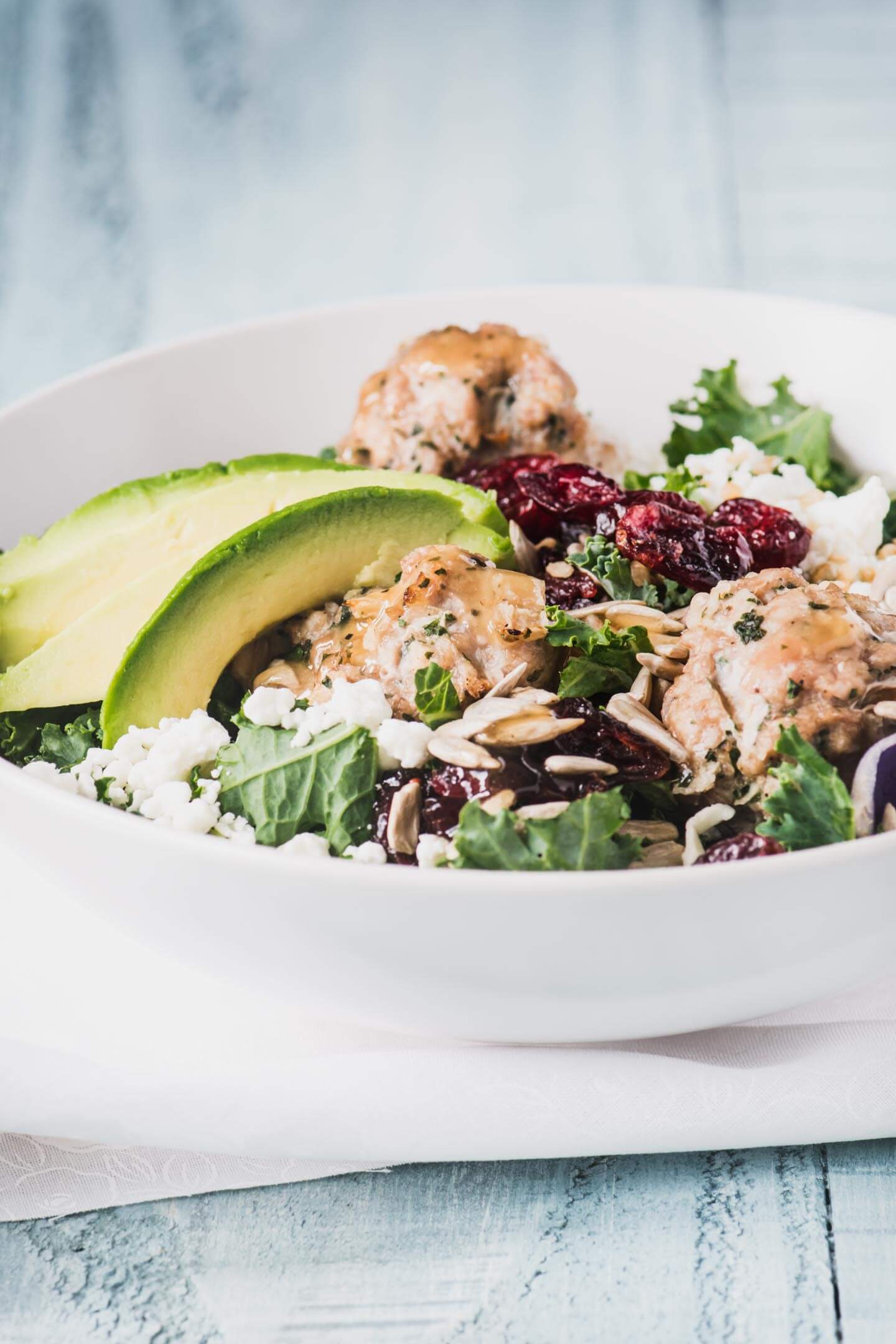 California Turkey Meatball Salad