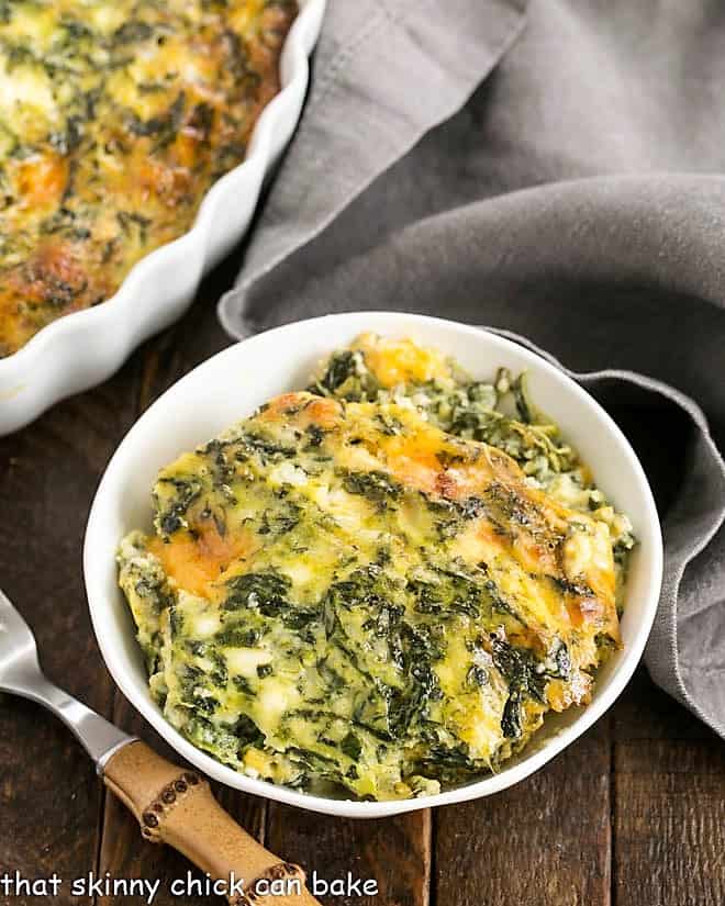 Cheesy Spinach Soufflé