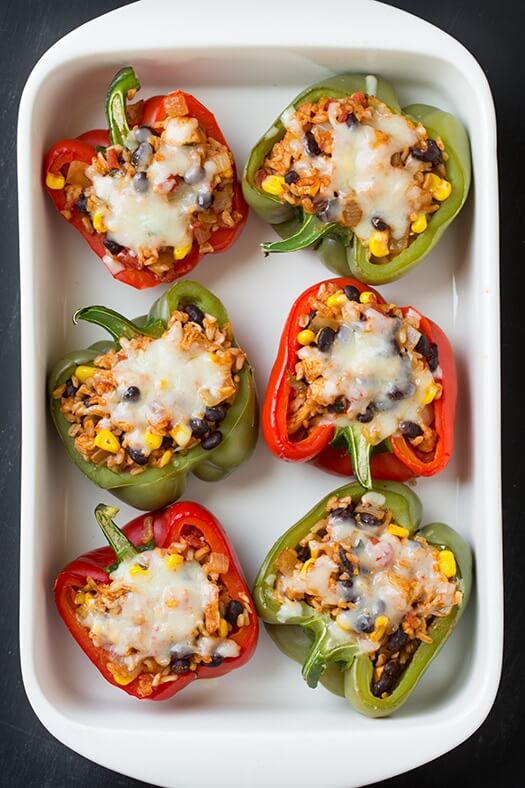Chicken Fajita Stuffed Peppers