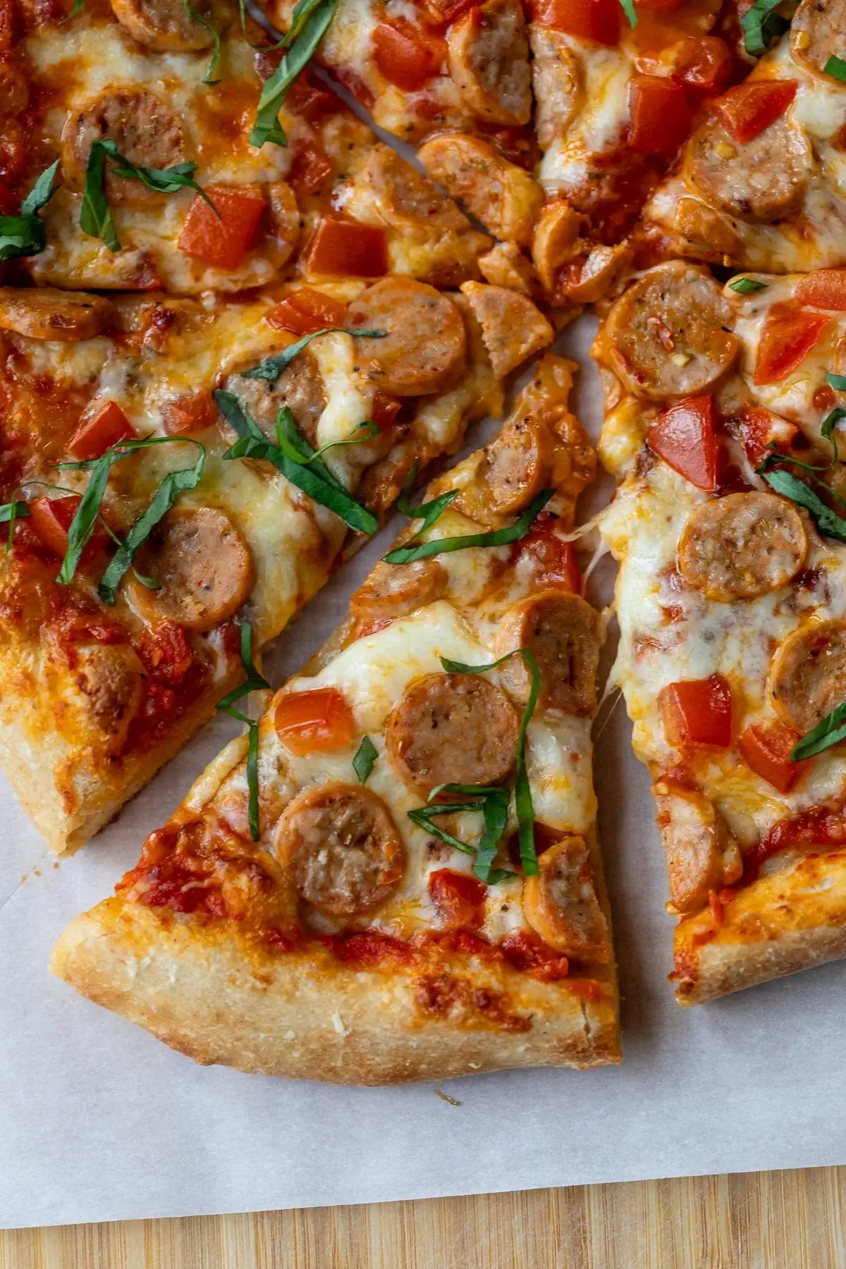 Chicken Sausage Pizza