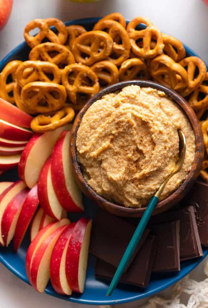 Cinnamon Spiced Apple Hummus