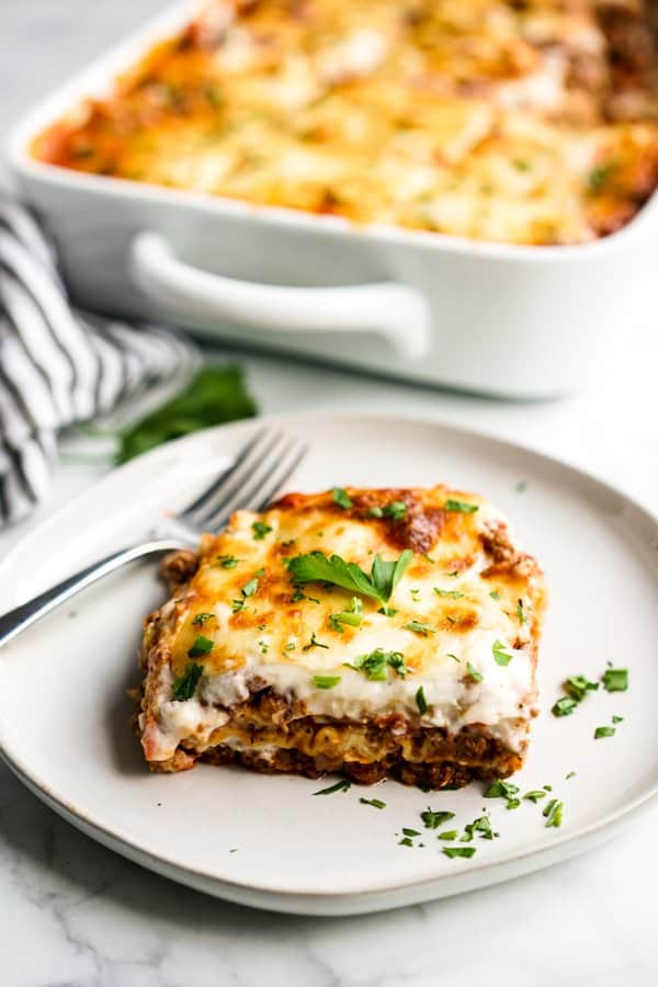 Classic Lasagna With Béchamel Sauce