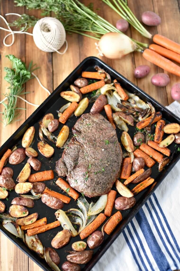 Classic Roast Beef Sheet Pan