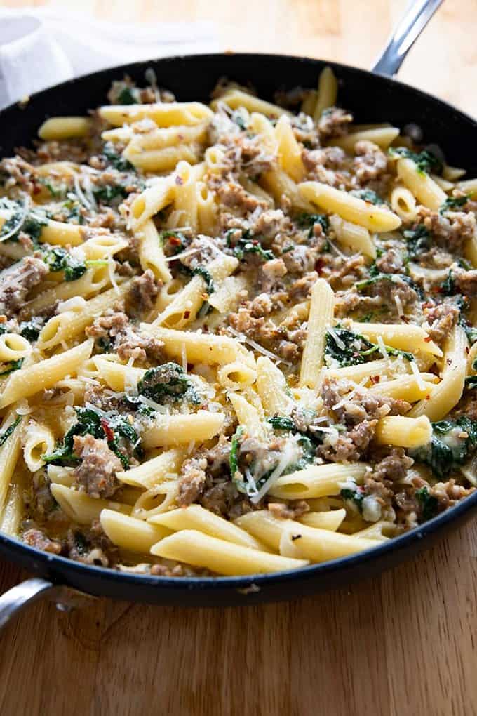 Creamy Italian Sausage Pasta
