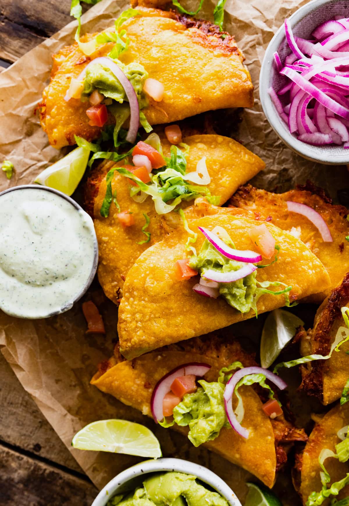 Crispy Chicken Tacos