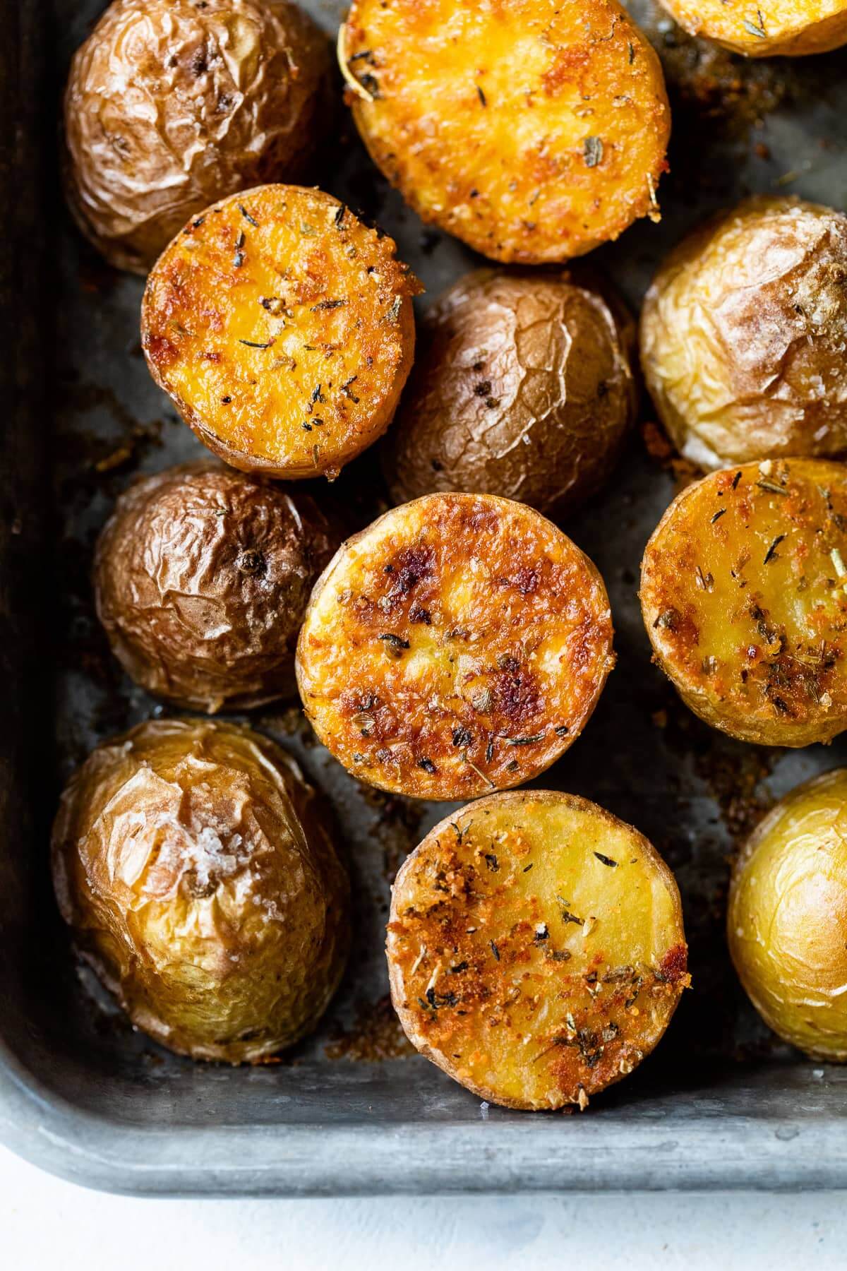 Crispy Oven Roasted Baby Potatoes