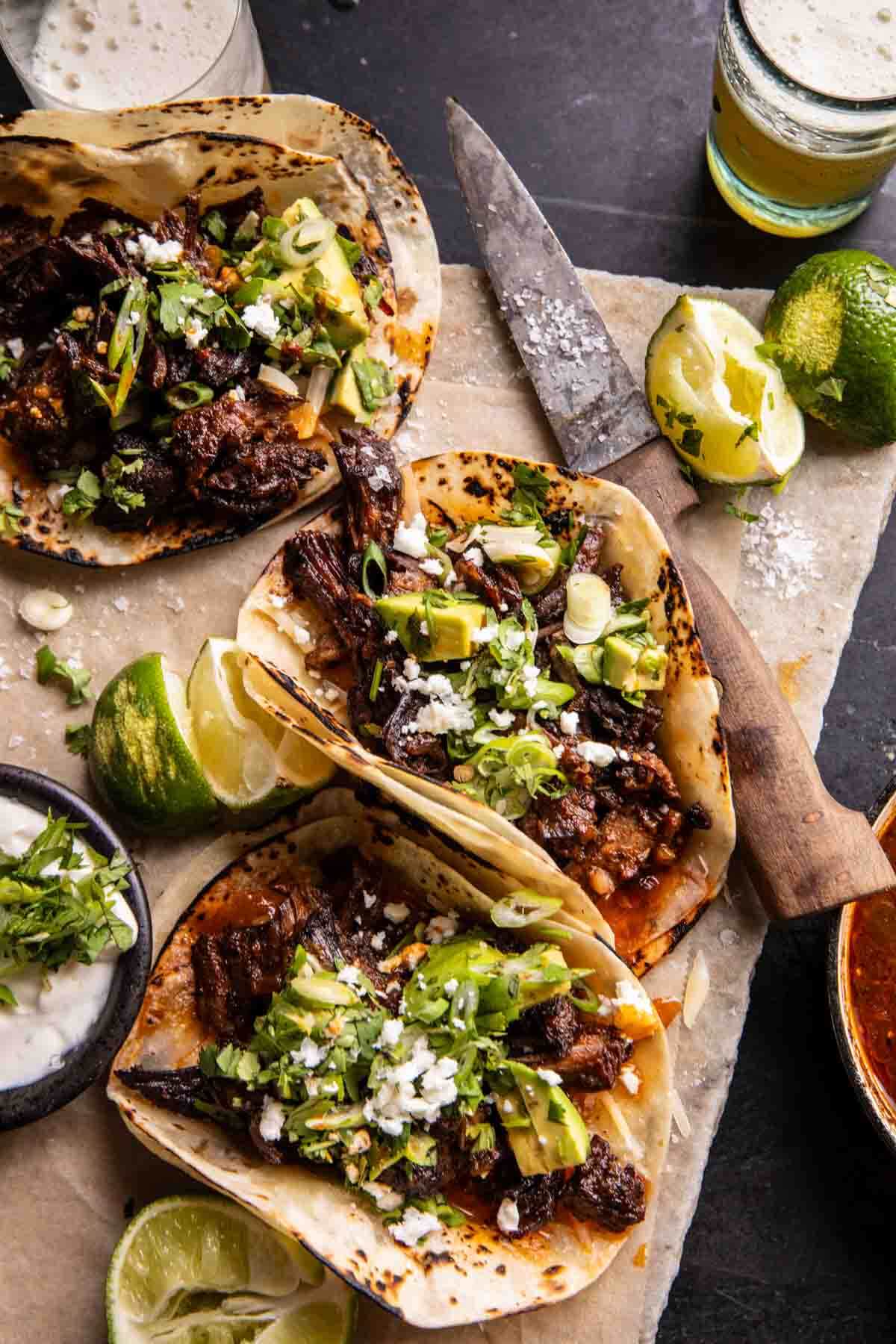 Crockpot Chipotle Pot Roast Tacos
