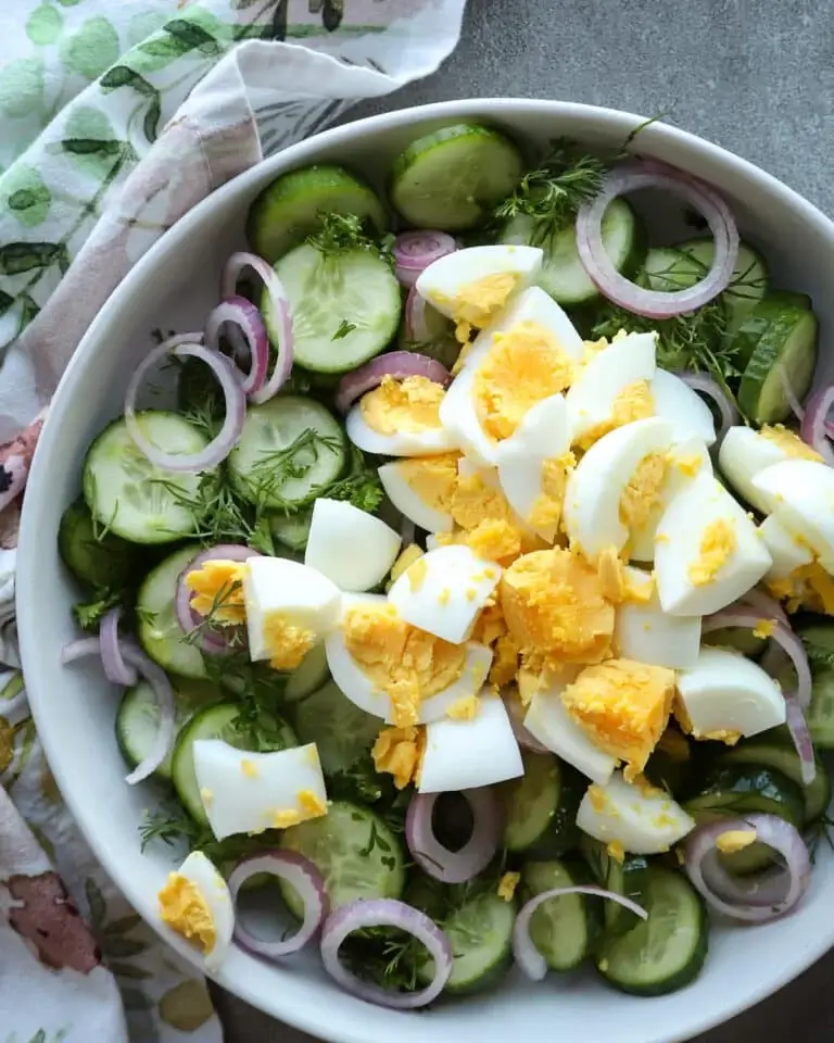 Cucumber And Egg Salad