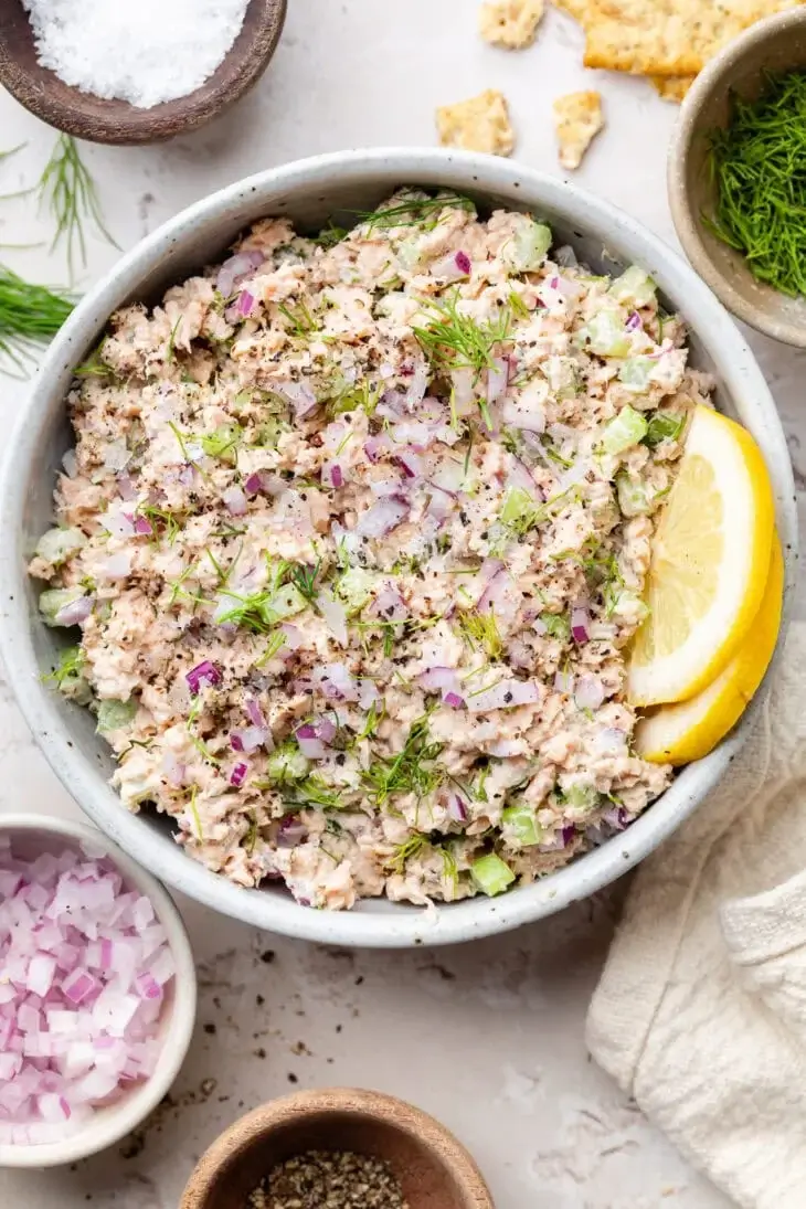 Easy 5-Minute Salmon Salad