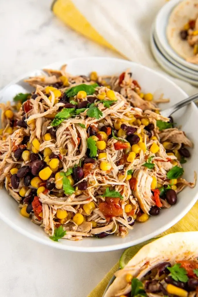Easy Slow Cooker Mexican Chicken