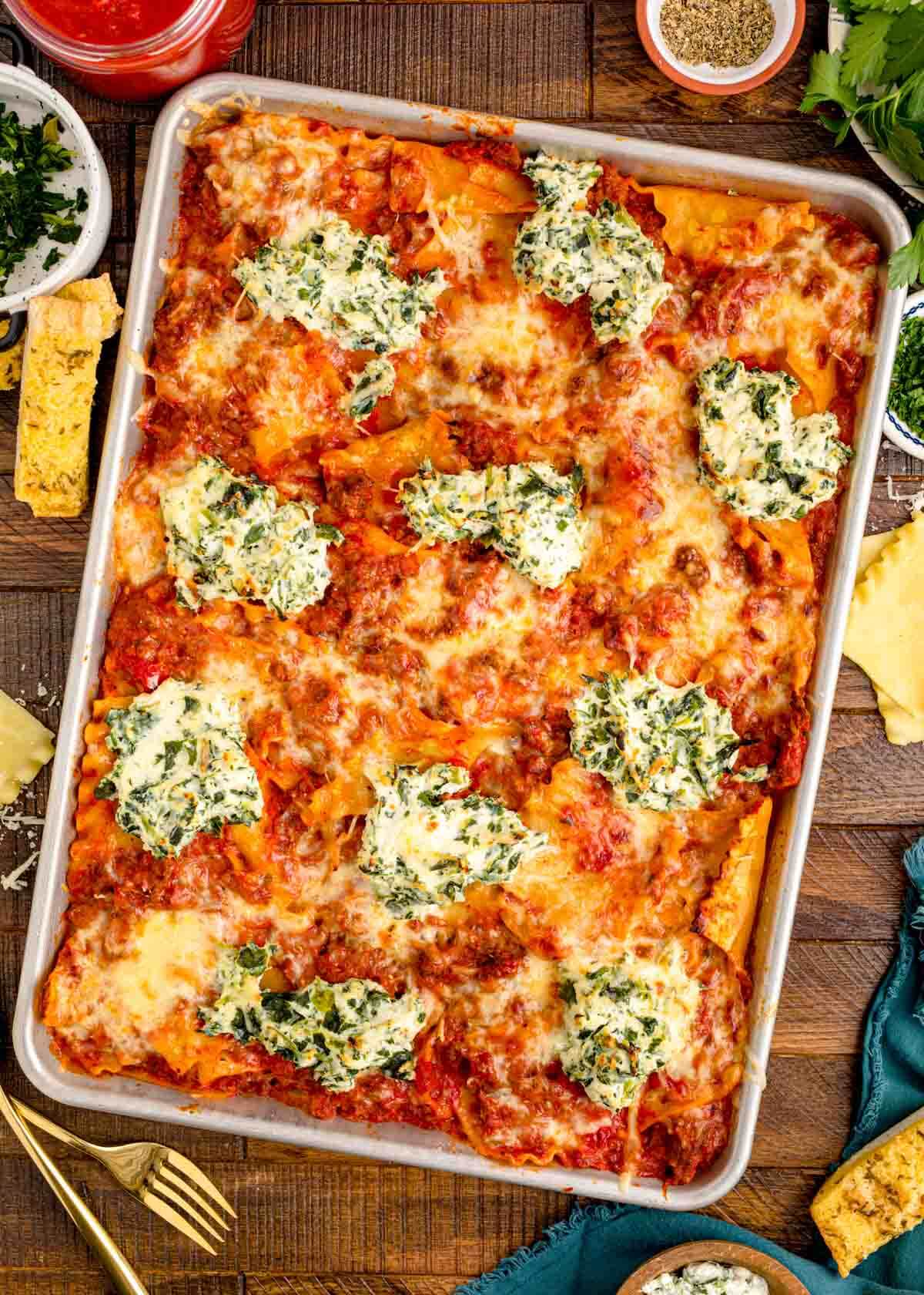 Giada Sheet Pan Layerless Lasagna