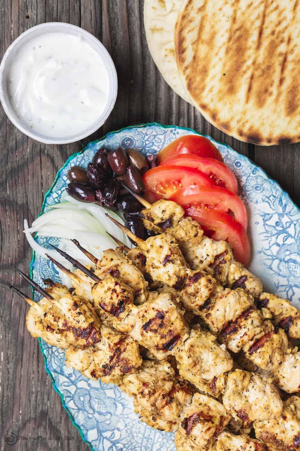 Greek Chicken Souvlaki Recipe With Tzatziki