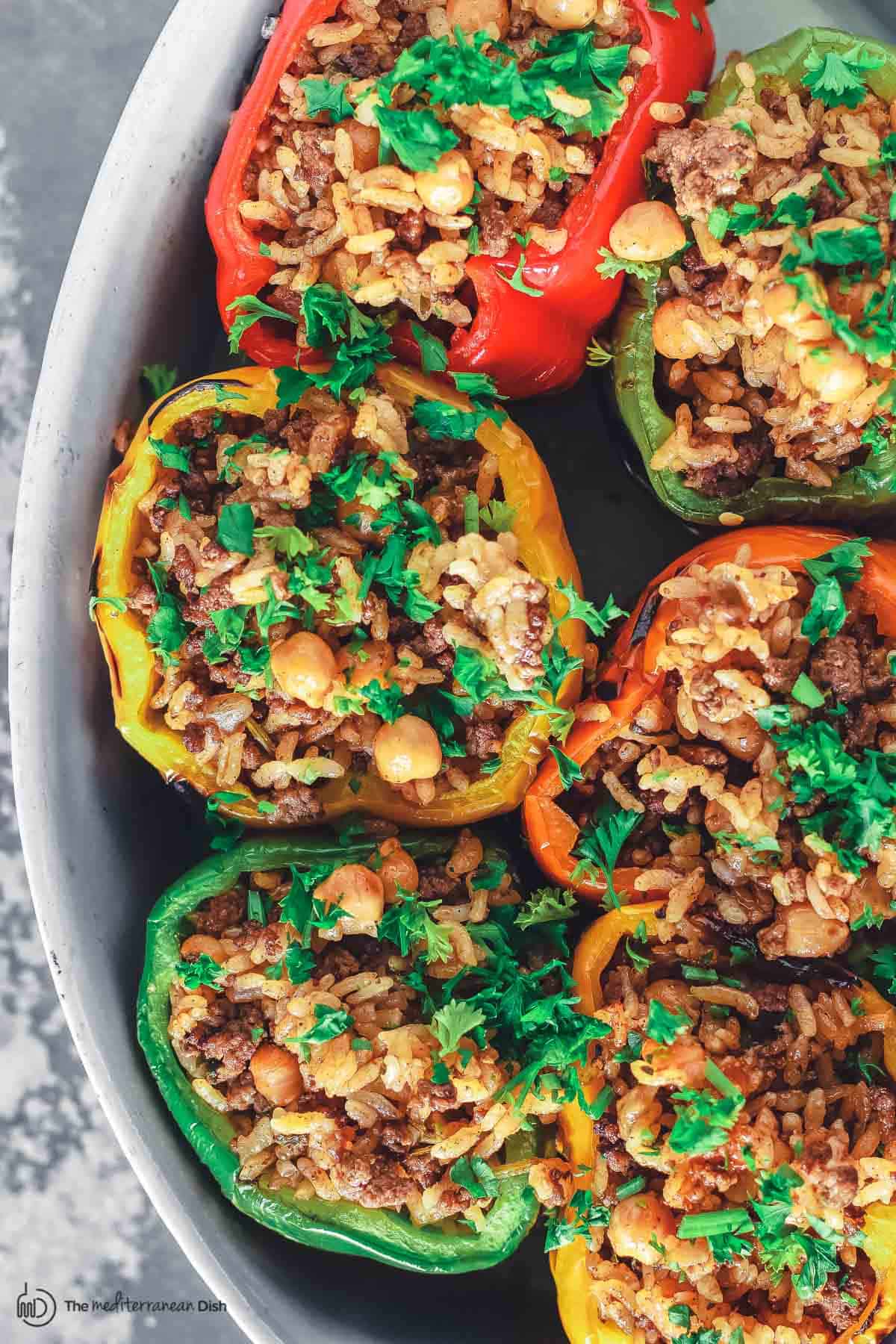 Greek Style Stuffed Peppers