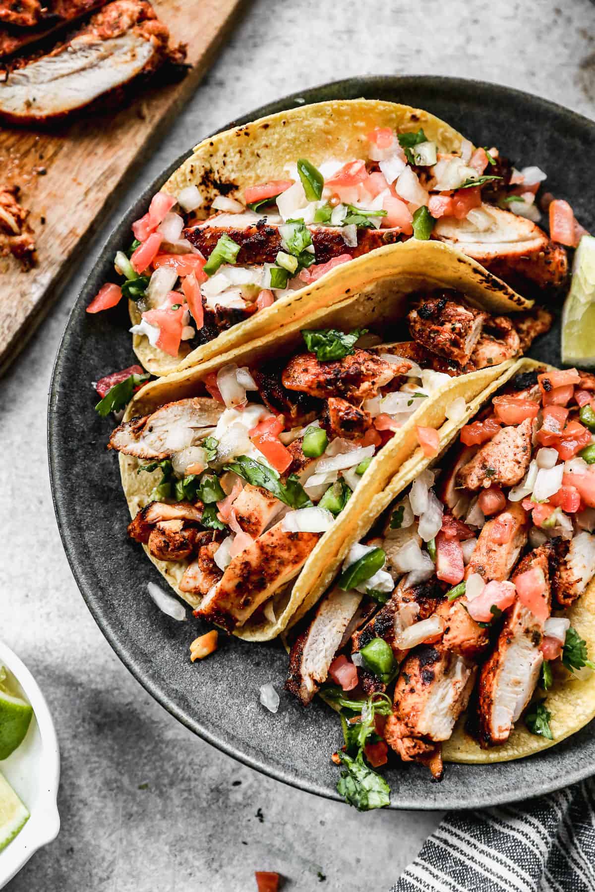 Grilled Chicken Street Tacos