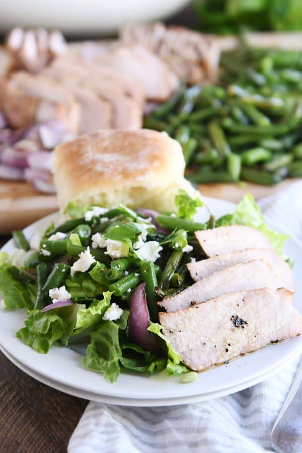 Grilled Pork And Veggie Salad