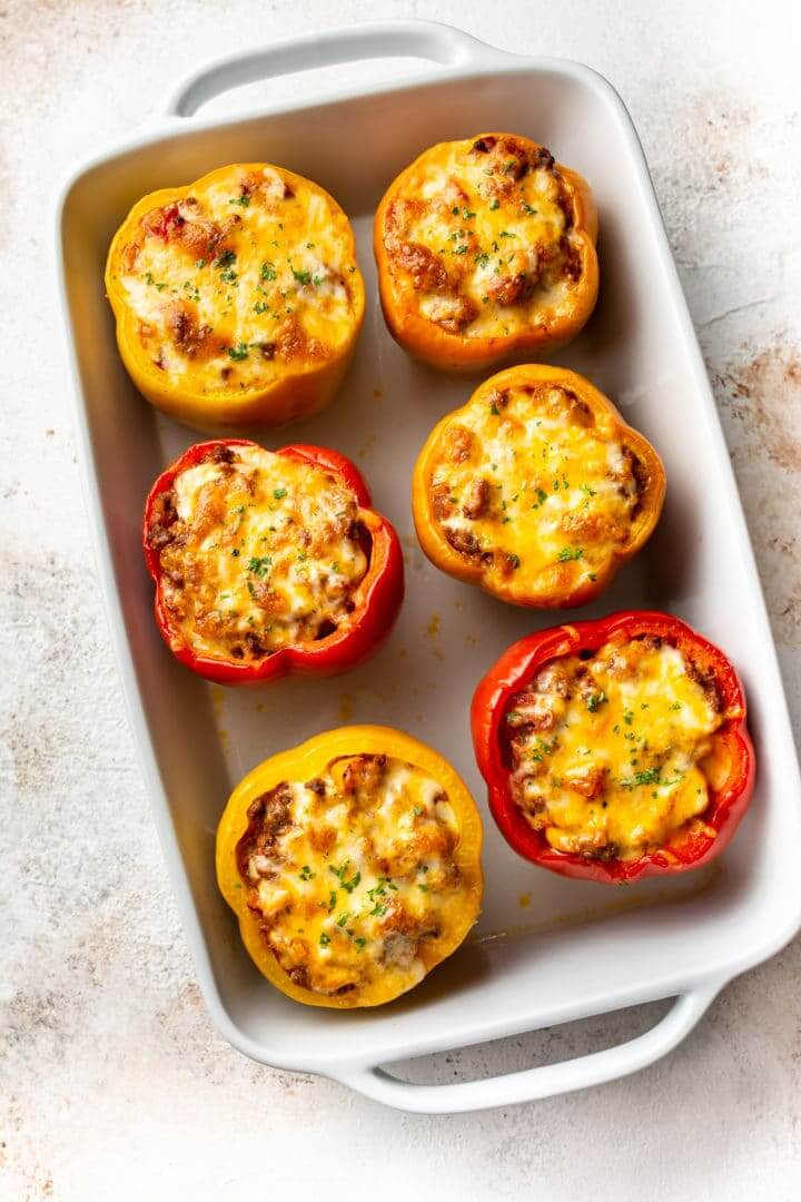 Ground Beef Stuffed Peppers