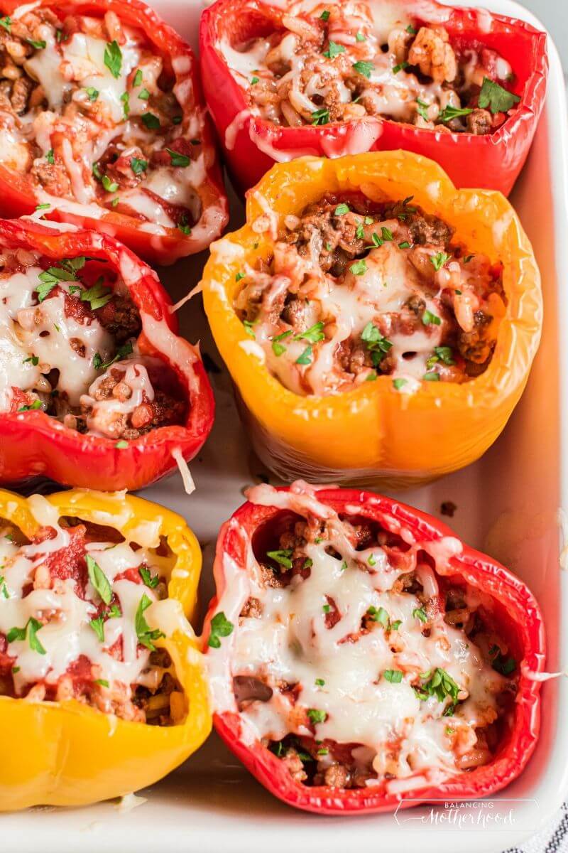 Ground Beef Stuffed Peppers
