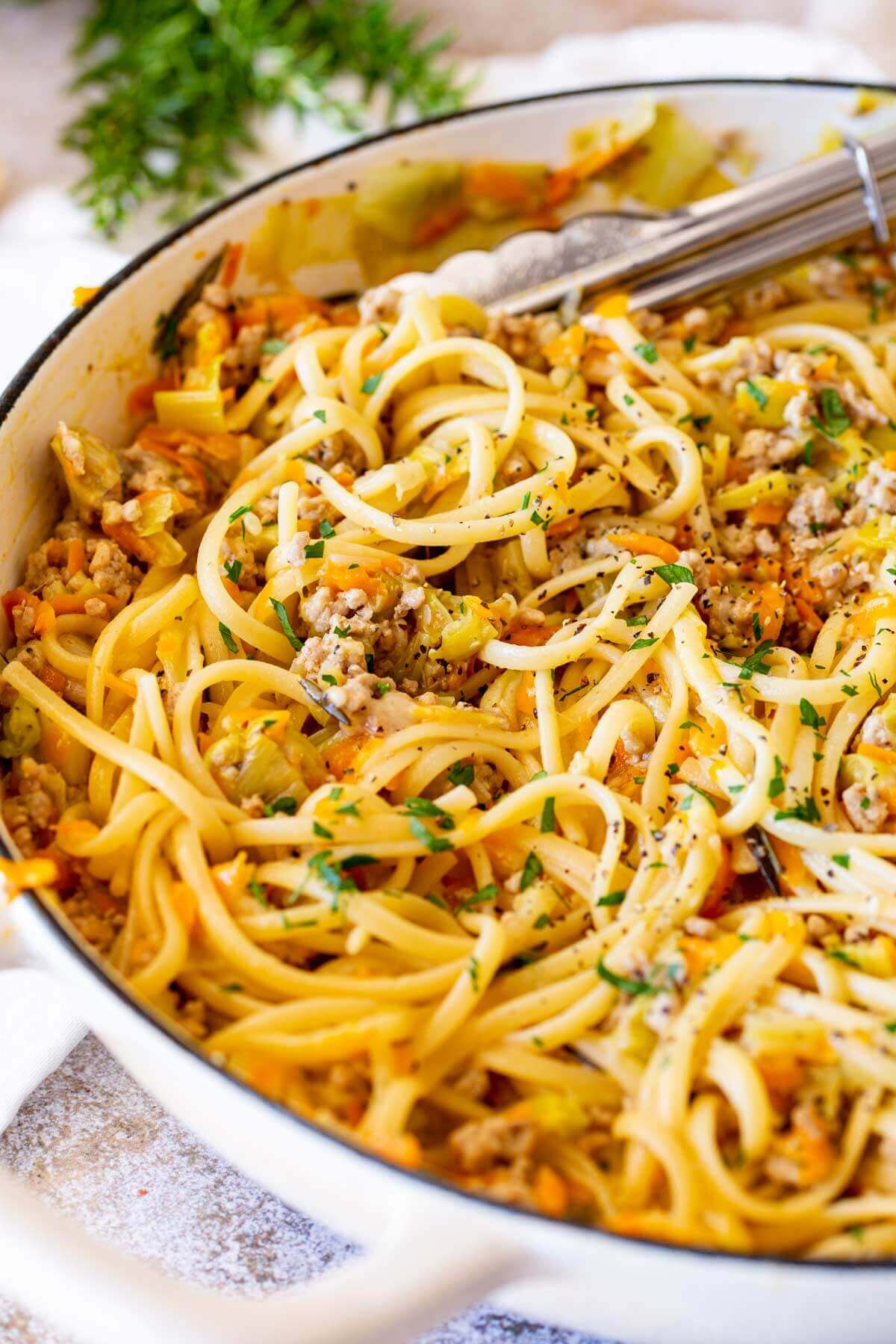 Ground Pork Pasta