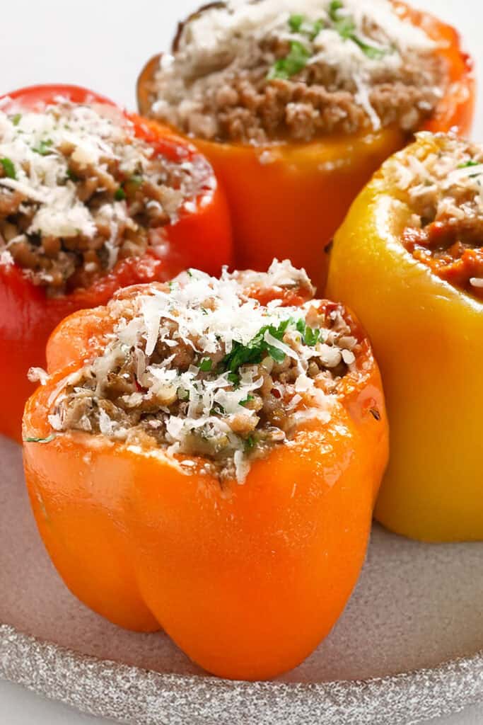 Italian Rice-Stuffed Peppers