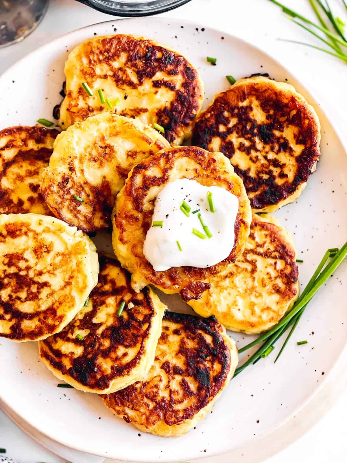 Mashed Potato Pancakes With Cheese