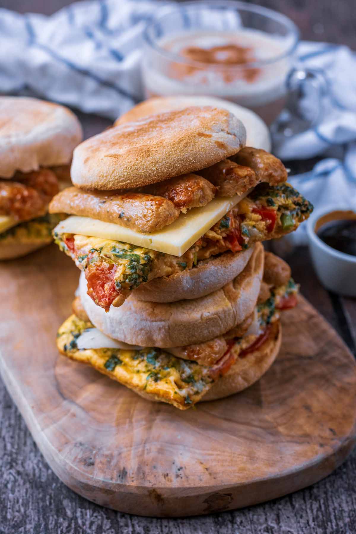 Meal Prep Breakfast Sandwiches