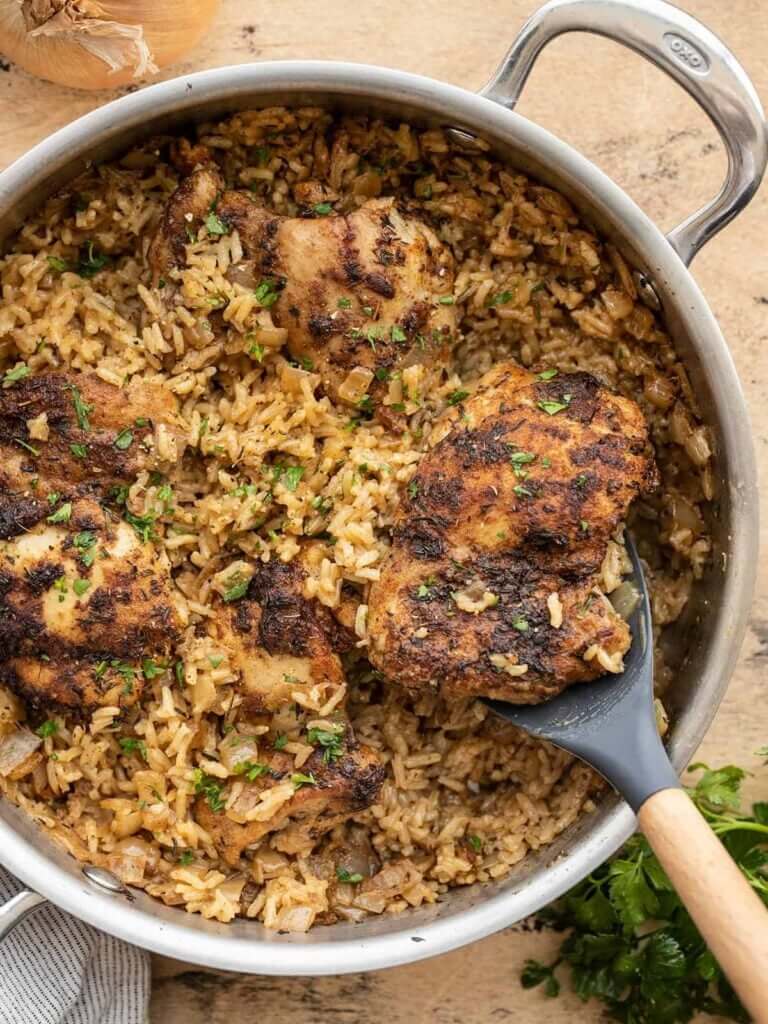 One Pot Chicken And Rice