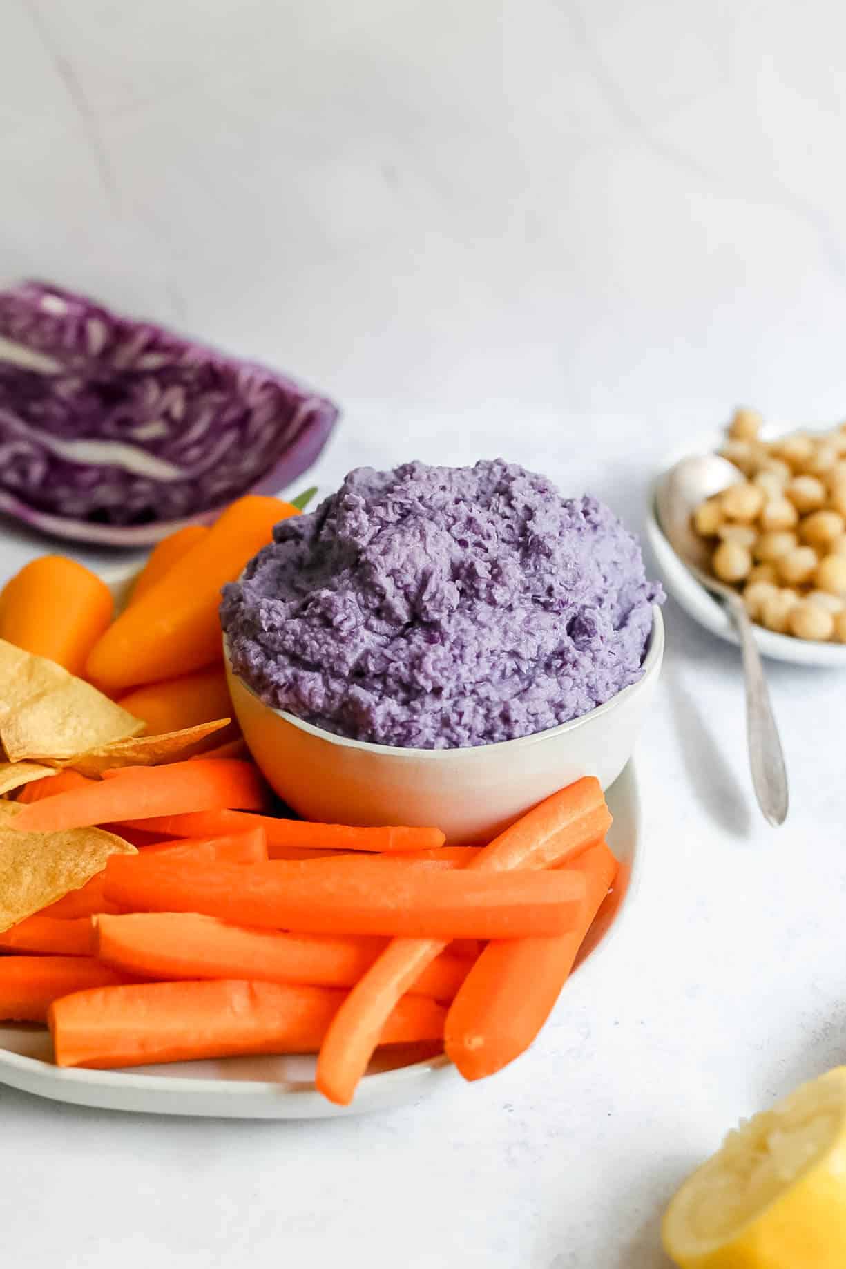 Purple Cabbage Hummus