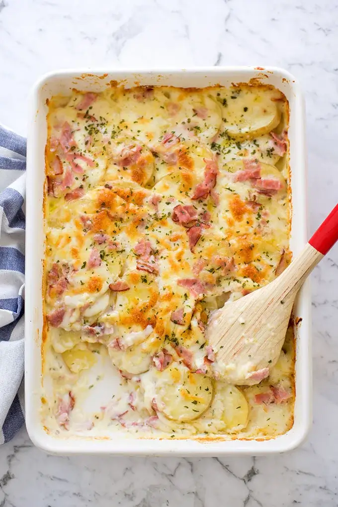 Scalloped Potatoes And Ham