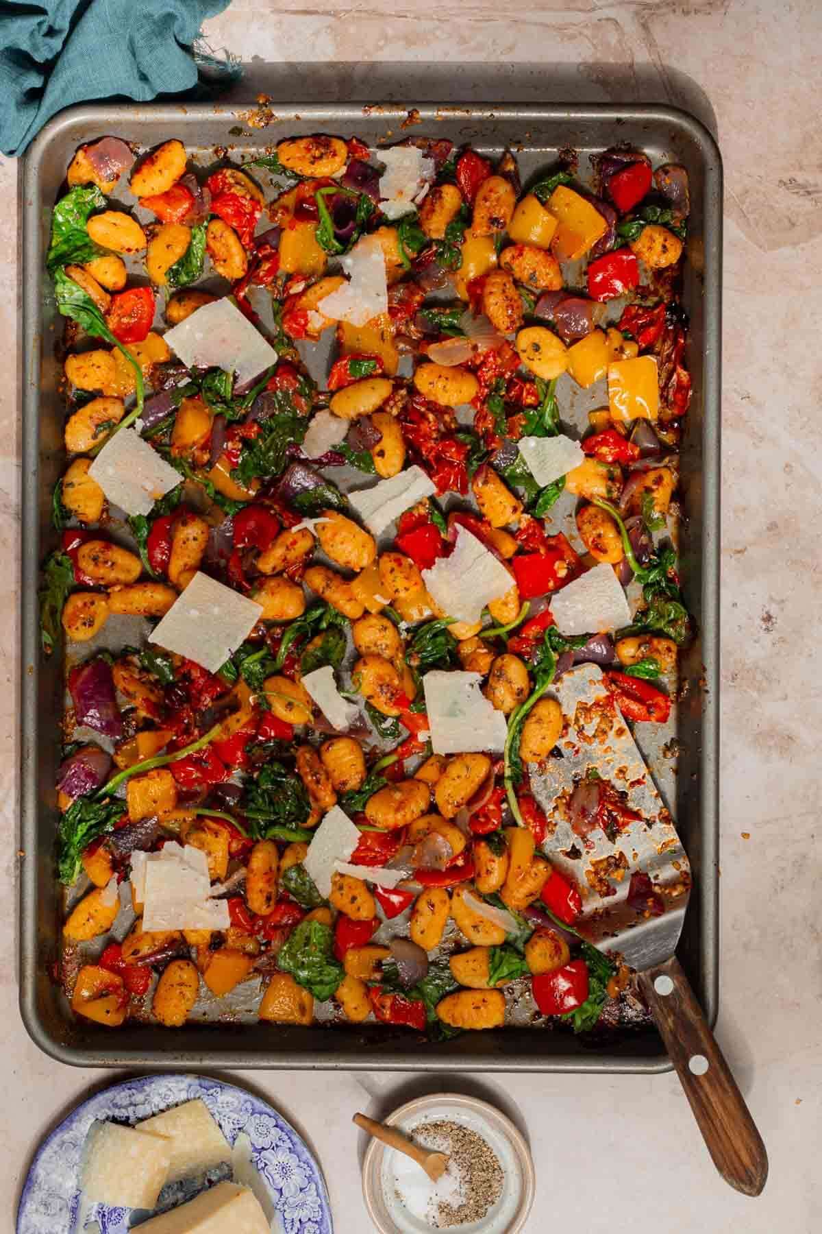 Sheet Pan Gnocchi With Roasted Vegetables