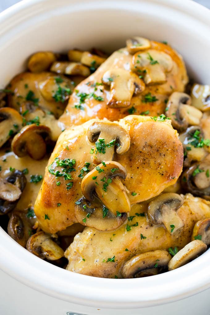 Slow Cooker Chicken Marsala