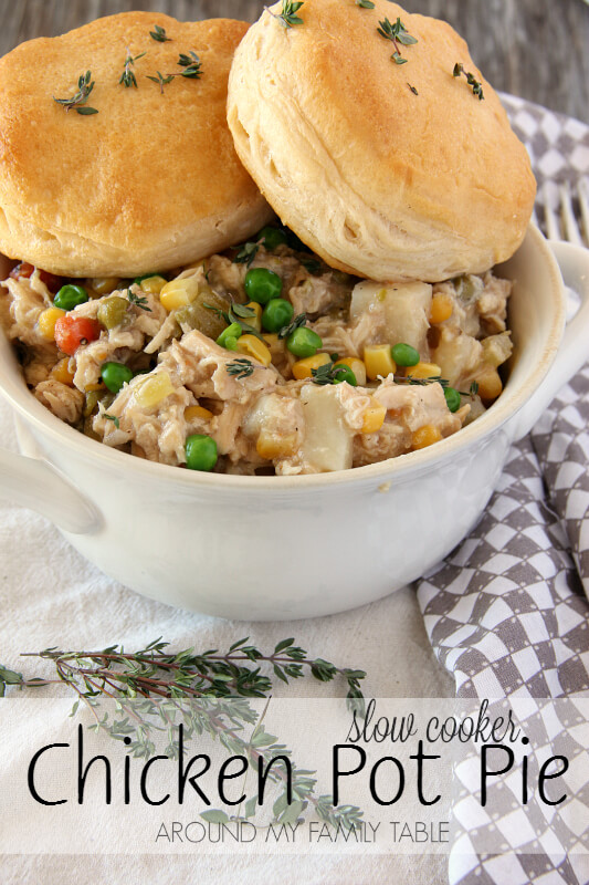 Slow Cooker Chicken Pot Pie