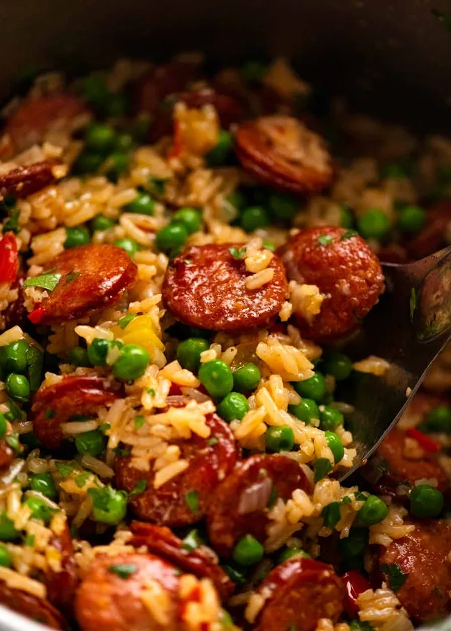 Smoked Sausage And Rice