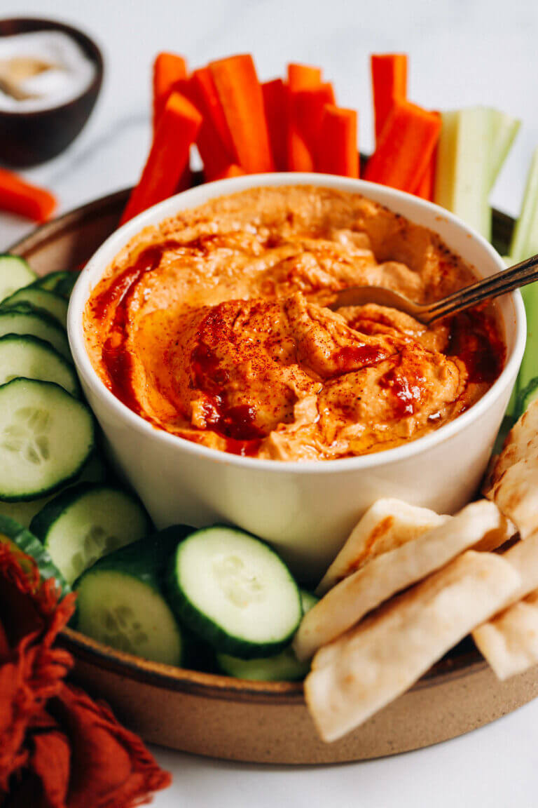 Spicy Chipotle Hummus (10 Minutes!)