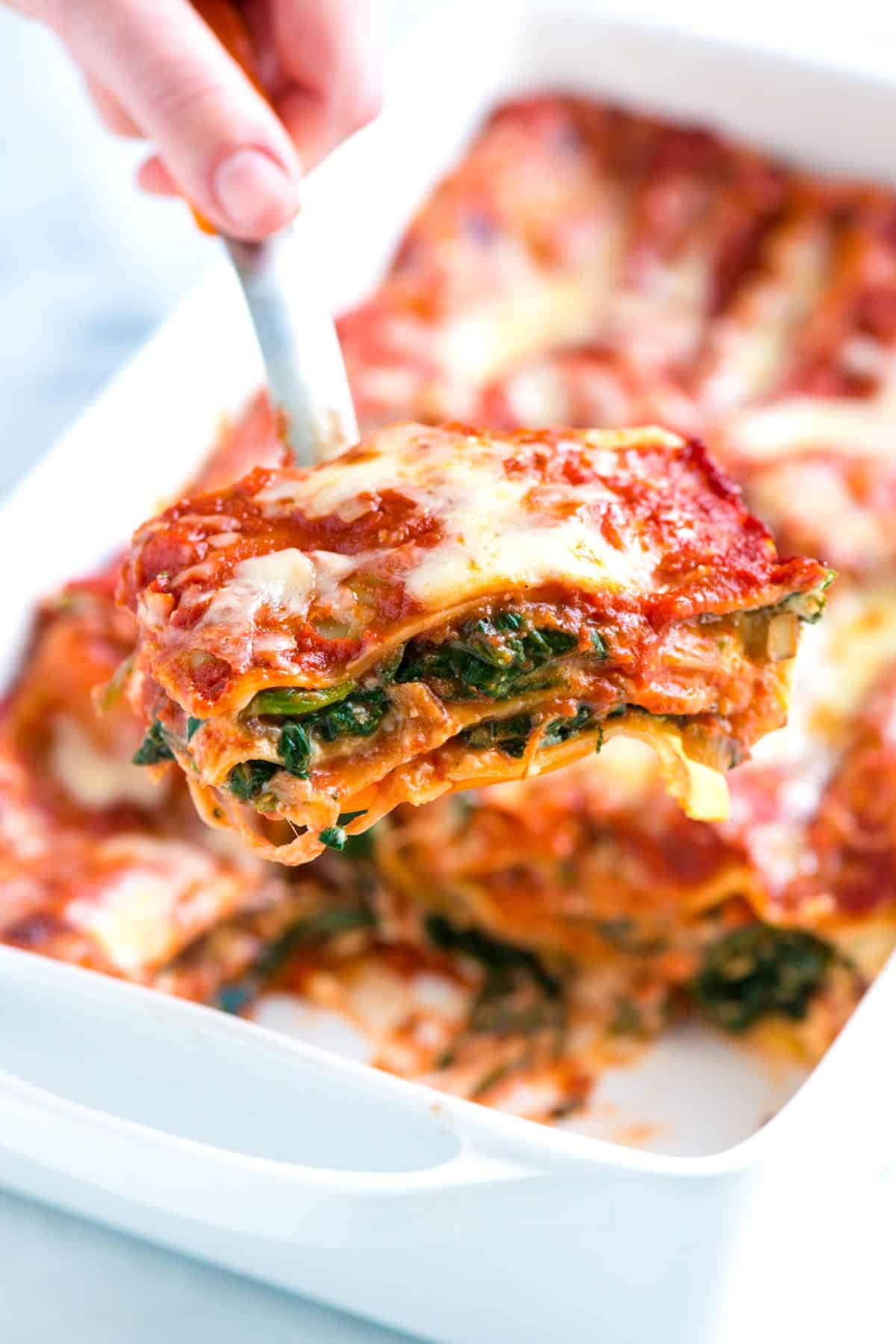 Spinach Mushroom Lasagna
