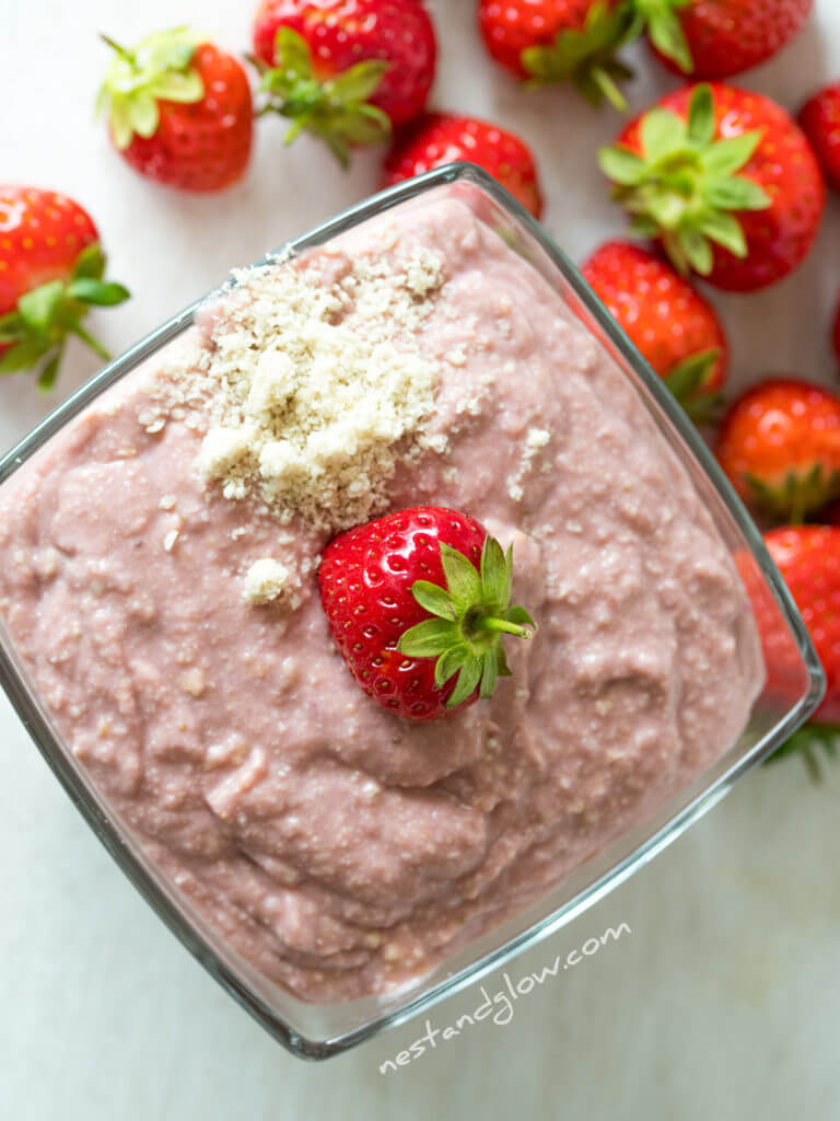 Strawberry Cheesecake Hummus